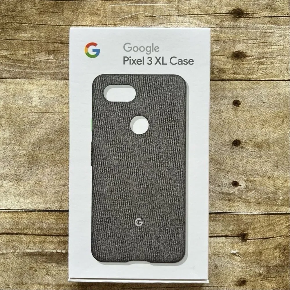 Google Pixel 3 XL‎ Fabric Case Carbon Gray GA00498 Official Protective Cover